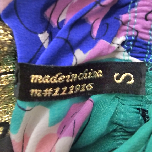 Yumi Kim MALU Kira Green Floral Strappy Maxi Dress Small - Picture 9 of 12